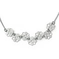 thumbnail image 1 of White Sterling Silver necklace Fancy Themed Satin 19 in 1.5 mm, 1 of 4