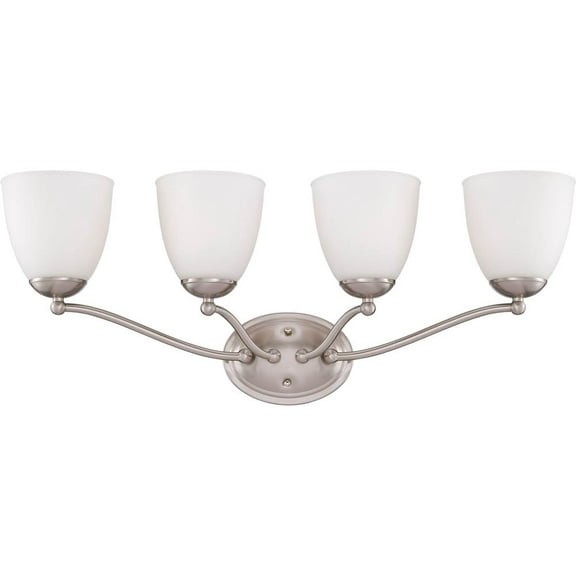 Nuvo Lighting  60/5054  Bathroom Fixtures  Patton ES  Indoor Lighting  Vanity Light  ;Brushed Nickel