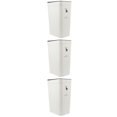 thumbnail image 6 of Masteelf 3-Piece Slim Bathroom Trash Can Set with Lid - Wastepaper Holder and Toilet Garbage Bin for Home, 6 of 8
