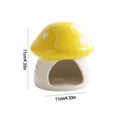 thumbnail image 3 of BAOPAI Mushroom Shaped Ceramic Hamster House Sturdy and Safe Shelter for Small Pets Versatile as Hideout and Decor Encourages Activity Suitable Gift Idea, 3 of 4