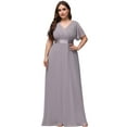 thumbnail image 1 of Ever-Pretty Women's Flowy Mother of the Bride Dresses for Women 98902 Gray US16, 1 of 6