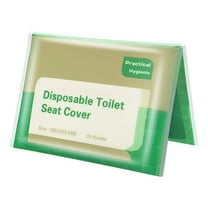 JoyMoreHome Toilet Seat Covers Paper Flushable (10 Pack) - 100% Biodegradable Travel Accessories Public Restrooms, Airplane, Camping