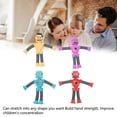 thumbnail image 4 of Juguete De Rompecabezas De Robot De Tubo Elástico, Ejercicio De Resistencia A La Mano Liviana Plástico 4pcs Taza De Succión Telescópica Robots Juguete Para Regalo, 4 of 7