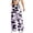 A-Purple436, variant on XIAONU Womens Cow Print Wide Leg Jeans Oversized Full Length Button Fly Trousers Lightweight Bold Street Bottoms