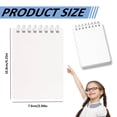 thumbnail image 3 of Hardcover Graph Paper Notepad, 4.25X2.99 inch Small Pocket Notebook, Top Spiral Notebook, Wirebound Notepad, Memo Notebook for Writing Sketching Drawing Office Supply & Daily To Do Lists, 3 of 6
