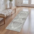 thumbnail image 5 of Washable Kitchen Runner Rug 2x5 ft, Modern Vintage Soft Low Profile Non Slip Rug with PVC Backing, Farmhouse Vintage Carpet for Kitchen Sink, Hallway, Laundry Room, Gray, 5 of 6