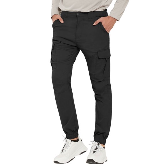 SPECIAL MAGIC Men's Hiking Cargo Pants Waterproof Stretch Jogger Pants Lightweight Outdoor Tactical Travel Work Pants with Multi Pockets