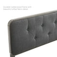thumbnail image 5 of Modway Collins Fabric Button Tufted Twin Headboard in Gray and Charcoal, 5 of 7