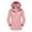 Pink, variant on Turilly Lady Coats Oversize Jackets Ladies Fleece Thickened Warm Hooded Reversible Jacket