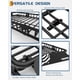 thumbnail image 5 of Historyli Portaequipajes universal de techo de 130 x 91 x 12,7 cm, capacidad de 90 kg, con extensión para equipaje, resistente, para SUV y vehículos, de tres secciones y con cerradura de combinación., 5 of 9