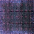 thumbnail image 1 of Ahgly Company Indoor Square Oriental Light Blue Industrial Area Rugs, 8' Square, 1 of 4