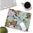 thumbnail image 4 of Cute Succulents Mouse Pad, Natural Plants Mousepad for Design, Anti-Slip Rubber Base Wireless Mouse Pads for Laptop, 4 of 6