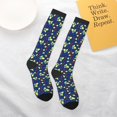 thumbnail image 6 of Bingfone Compression Socks for Women and Men Long Socks for Running Athletic Cycling Nurse-Lemons And Chili, 6 of 8