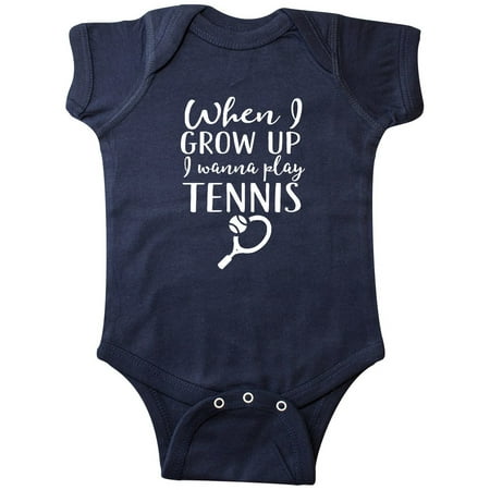 

Inktastic Future Tennis Player Childs Sports Gift Baby Boy or Baby Girl Bodysuit