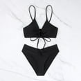 thumbnail image 6 of ibuvkizy Women Bikini Swim Top Tankinis Swimsuits for Women,Fashion Bikini Set Swimsuit Two Piece Solid Color Sling Swimwear Padded Swimsuit Tops Ladies Girls Summer, 6 of 8