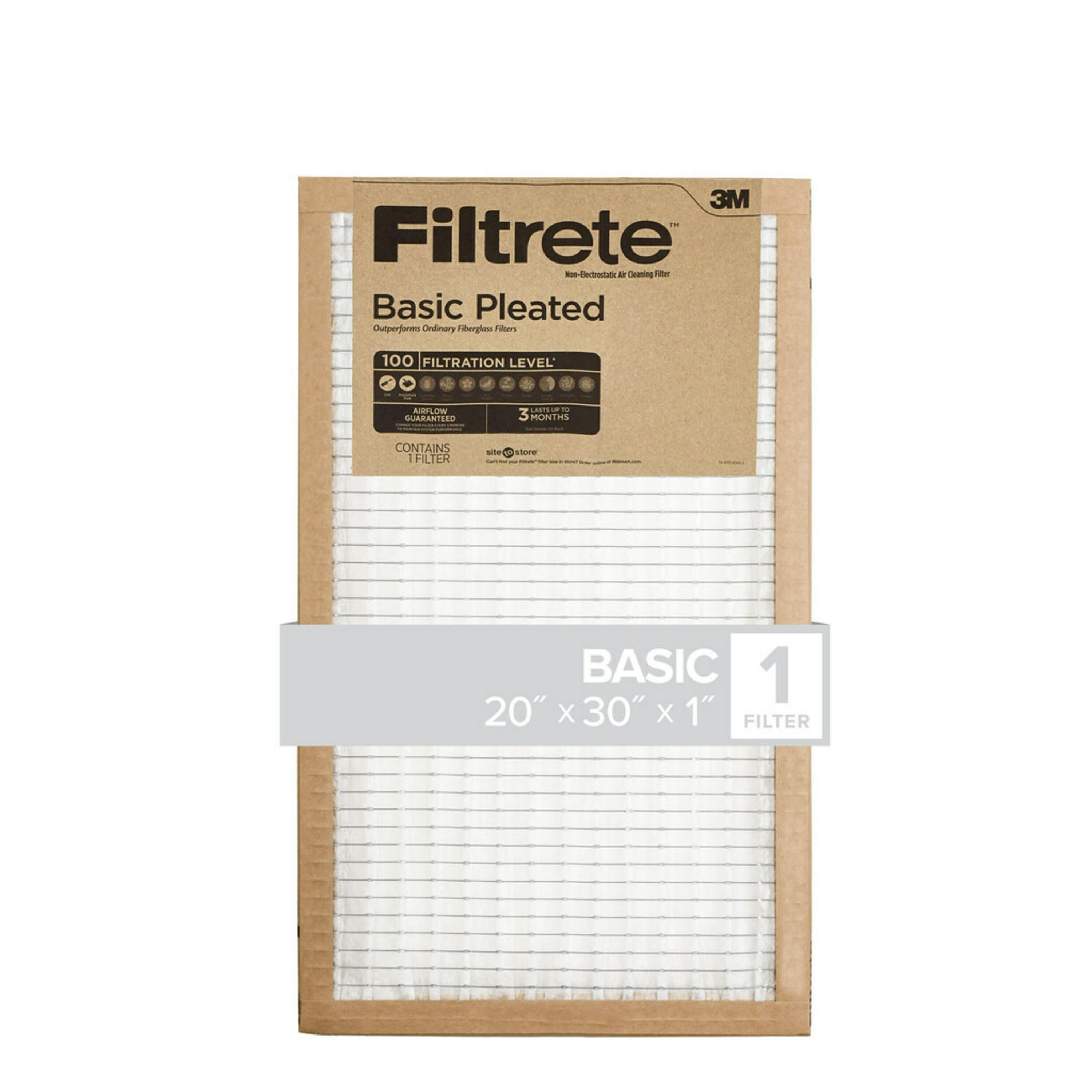 Nordic Pure 16x30x1 MPR 1085 Pleated Micro Allergen Extra Reduction Replacement AC Furnace Air Filters 3 Pack 