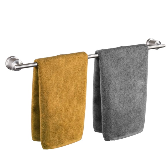 WOWOW Bathroom Towel Bar, Brushed Nickel24 inch Bath Towel Holder for Bathroom Wall Mounted