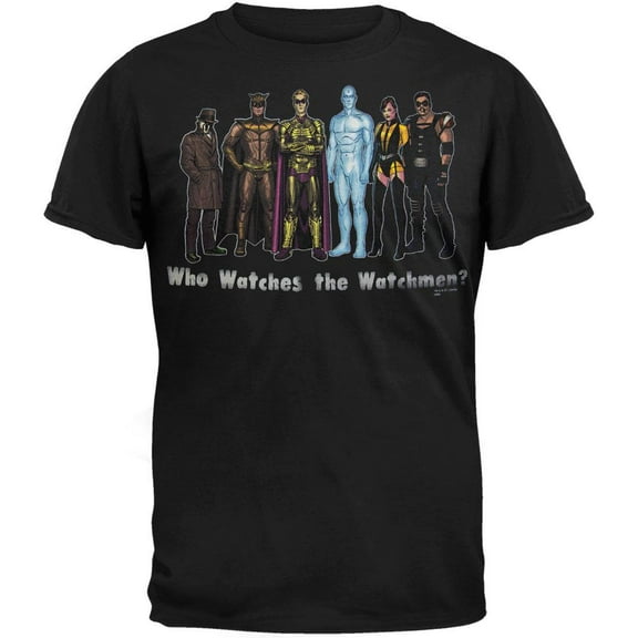 Watchmen - Who Watches The Watchmen T-Shirt - 2X-Large