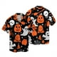 thumbnail image 2 of Camisa hawaiana de Halloween para hombre, ropa informal con estampado floral de manga corta, ropa de calle grande, botones 3D, camisetas de playa, camisas de verano de talla grande para hombre, 2 of 4