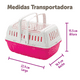 thumbnail image 3 of Transportadora Para Viaje Chica Jaula Conejo Hurones Cuyos Moderna Products  Transportadora, 3 of 5