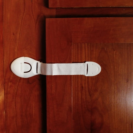 10 Pcs Baby Safety Plastic Latches Locks Drawer Cupboard Door