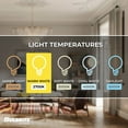 thumbnail image 5 of Bulbrite 862774 11 in. 5W T9 Shape 2700K Dimmable LED Bulb, Clear - Pack of 4, 5 of 7