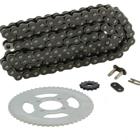 Max Motosports 428-122L Black Drive Chain & Sprockets Kit for Yamaha TTR125 TTR125L 2002-2018