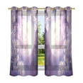 thumbnail image 2 of BZSMCE Window Curtain Panels Fashion Lunar Blossom Serenity Printed 63x42in/63x52in, 2 of 7