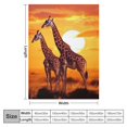 thumbnail image 4 of Nawypu  Giraffes Blanket African Animals Blanket Soft Fuzzy Plush Throw Blankets for Couch Bed, 4 of 6