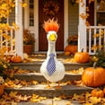 thumbnail image 5 of Pandiboks porch goose outfit 23in porch goose clothes Blue Yard Nylon,Spandex Outdoors Washable decoration Gifts for others, 5 of 6