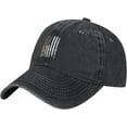thumbnail image 2 of Crane Operator American Flag, Crane Operator Baseball Cap, Adjustable Dad Hat for Men Women,Black, 2 of 8