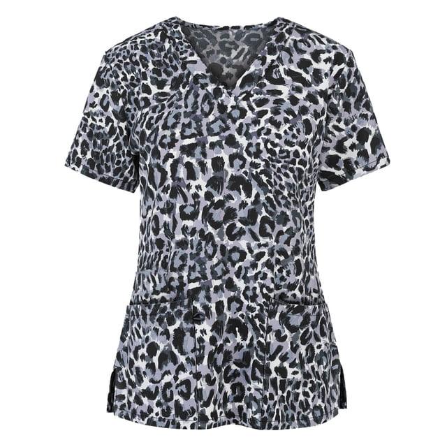 ropa protectora SCZ cuello en v de manga corta gris Talla 4XL