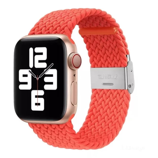 Correa Nylon Trenzado + Hebilla Unisex M / L 38-40-41 mm Para Apple Watch compatible Con Todas Las Series