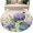 Purple, variant on Round Rugs 5Ft, Purple Blue Flowers Round Area Rug Washable Indoor Throw Carpet, Farmhouse Botanical Watercolor Floral Soft Non Slip Circle Rug for Cabinet Bathroom Home Decor Aesthetic