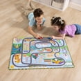 Melissa & Doug Race Around the World Tracks Cardboard Jigsaw Floor