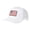 96618_White, variant on Waterproof Golf Snapback Hat with Breathable Panels, Flat Bill, TriProof Polyester, White, M/L