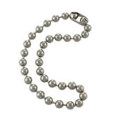 9.5mm Extra Large Steel Ball Chain Mens Necklace with Extra Durable Color Protect Finish - 16 inches