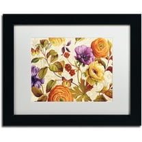 Trademark Fine Art "End of Summer I" Canvas Art by Lisa Audit, White Matte, Black Frame