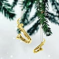 thumbnail image 4 of Phenofice 20Pcs Plastic Miniature Saxophones Golden Musical Instrument Ornaments For Family Party Decorations, 4 of 8