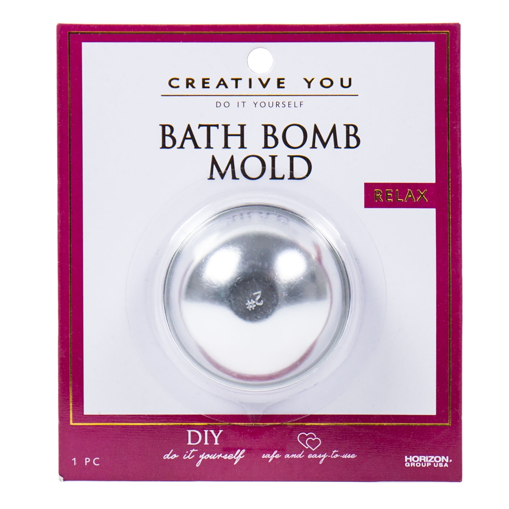 Creative You Medium Round Bath Bomb Mold