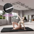 thumbnail image 3 of Gaderth Portable Fitness Aerobics Mats, Exercise Mats & Gymnastics Tumbling Mats, Folding Gymnastics Mat, Thick Portable Home Gym Floor Pad for Yoga, Pilates, Aerobics & Martial Arts Training, 3 of 5