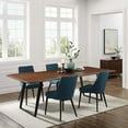 thumbnail image 2 of 96 Inch Dining Table, Brown Black, Wood, Rectangular, Kitchen Cafe Bistro Hospitality Restaurant, Modern Contemporary HB34394, 2 of 10