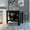 Black Wengue & Light Oak, variant on HomeStock Nordic Haven Kitchen Island - Stylish Kitchen Island with Spacious Top, Three Storage Shelves, and Comfortable Prep Area, Two-Tone Finish, 35.4" H x 40.5" W x 27.5" D-Color:White & Marble