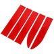 thumbnail image 1 of 5Uds Rojo Coche Brillante Pegatina Calcomanía Lateral Puerta Borde Parachoque Guardabarros, 1 of 1
