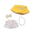 thumbnail image 3 of Falda con tirantes de muñeco de peluche, haz tus propias muñecas, disfraces de juego de imitación a la moda, ropa educativa, vestido para muñecas de Falda y sombrero de conejo, 3 of 8
