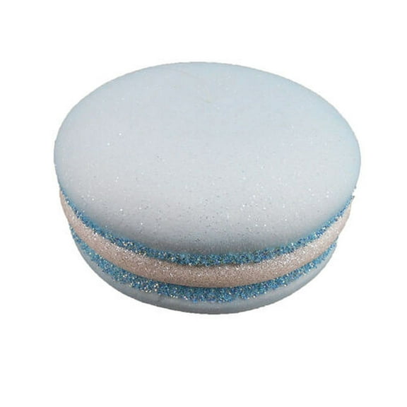 December Diamonds Cotton Candy Land 14" Blue Macaron Cookie
