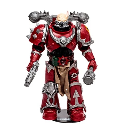 McFarlane Toys Warhammer 40000 7IN Figuras WV6 - Chaos Space Marine (portador de la palabra) (etiqueta dorada)