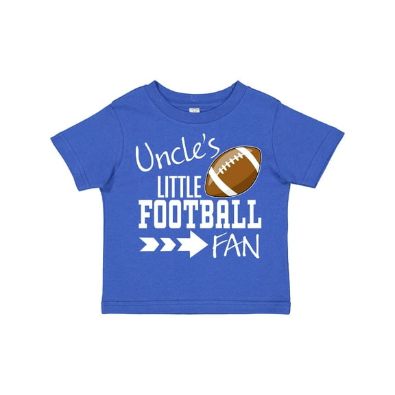 Inktastic Uncle's Little Football Fan Boys or Girls Toddler T-Shirt