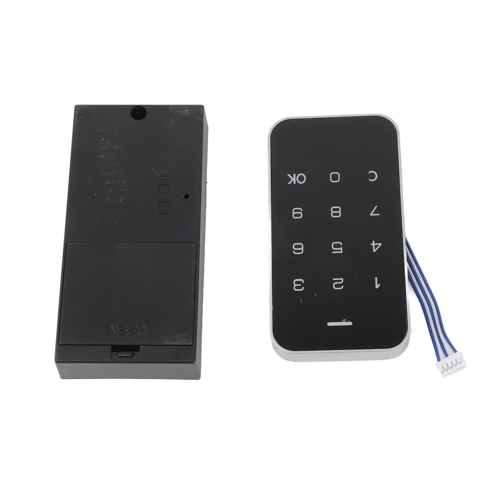 NFTIGB Smart Cabinet Lock Universal Password RFID Card Electronic Induction Keyless Entry for Wooden Chest Drawer Cupboard (5.12 inches / 13 cm) - No Batteries Included