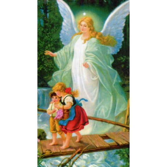 Prayer to Your Guardian Angel N holy card - laminated - Pack of 25